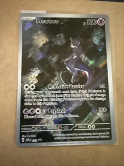 Pokemon TCG Mewtwo SVP 052 Scarlet Violet 151 Black Star Promo - Image 1
