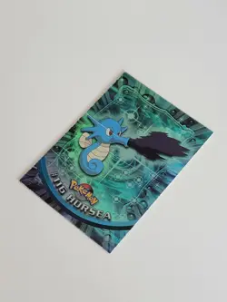 Pokemon Topps #116 Horsea Rainbow Holo Foil - Blue Logo - Series 2 NM - Image 4