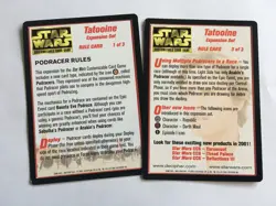 Star Wars CCG Decipher 42 Tatooine + 14 Theed Palace Common/Uncommon Cards TCG - Image 4