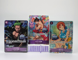 One Piece Treasure Chest Vol.1 Promo Cards EXCLUSIVE Asia Stamp Luffy Nami Zoro - Image 1