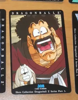 DRAGON BALL Z DBZ HERO COLLECTION PART 3 CARD REG REGULAR CARTE 308 MINT NEUF - Image 1