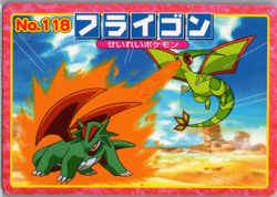 Japanese Pokemon Advanced Generation Top Card No.118 - Salamence & Flygon - Image 1