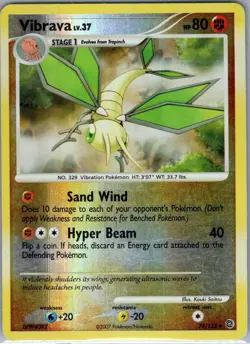 Vibrava 74/132 Reverse Holo Secret Wonders - Pokemon Card - NM - Image 1