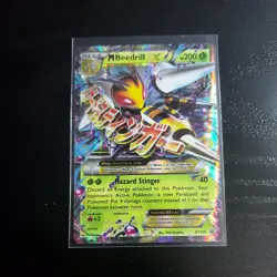 Pokemon M Beedrill EX XY158 XY Mega Promo Holo Pokemon TCG Card - Image 1