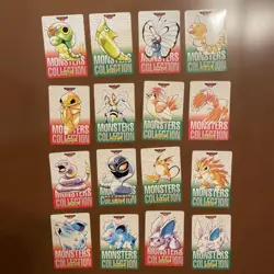 Pokemon Carddass Red Green 16 Card Set Trading Card Collectible Rare - Image 1