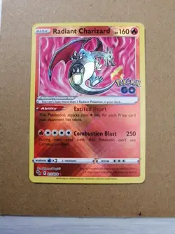 2022 Pokemon POGO #011/078 - Radiant Charizard - Radiant Rare - Image 1