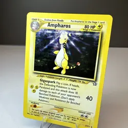 Ampharos 1/111 Neo Genesis Holo MP Pokemon TCG - Image 2