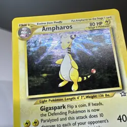 Ampharos 1/111 Neo Genesis Holo MP Pokemon TCG - Image 5