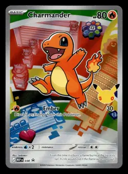 Charmander MEP 038 First Partner Illustration Rare Promo Pokemon NM - Image 1