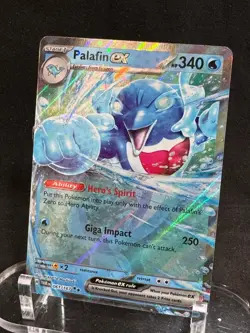 Palafin ex 061/167 Double Rare Twilight Masquerade Pokemon Holo Near Mint - Image 1