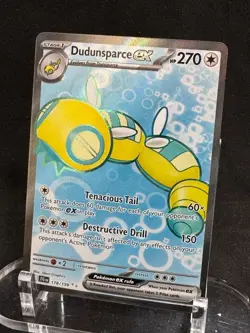 Dudunsparce ex 178/159 Ultra Rare Journey Together Pokemon Holo Near Mint - Image 1