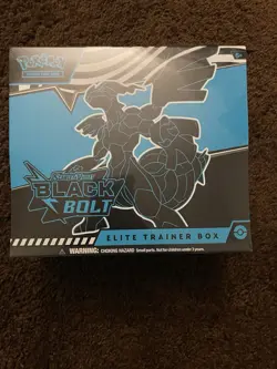 Pokemon TCG Black Bolt ETB Elite Trainer Box Factory Sealed Scarlet Violet - Image 1