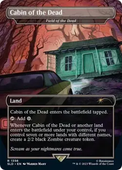 MTG English Cabin of the Dead - Field of the Dead NM Foil Secret Lair - Image 1