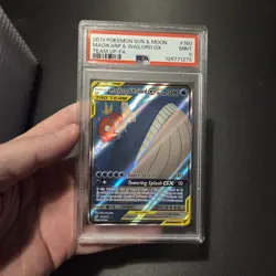 Pokemon Bundle Magikarp Wailord GX 160/181 & Reshiram Charizard Tag Team PSA 9 - Image 1