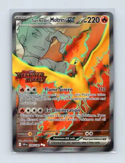 Team Rocket's Moltres ex 208/182 Holo stamped Pokemon Holo NM - Image 1