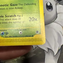 Pokemon TCG Expedition Base Set Chikorita Card 99/165 condition shown - Image 4
