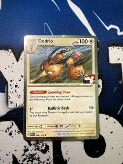 SWIRL Dodrio 085/165 Cosmo Holo Pokemon Prize Pack Series 5 Stamped TCG Card NM - Image 3