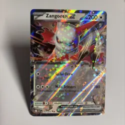 Pokemon Ascended Heroes #167/217 Zangoose ex Double Rare 🔥 - Image 3