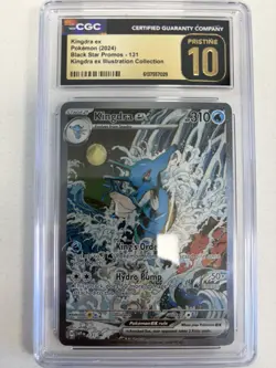 Pokemon Kingdra ex 131 Black Star Promo Holo English 2024 CGC Pristine 10 - Image 1