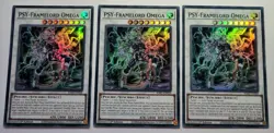Yugioh! 3x PSY-Framelord Omega 1st Ed. RA02-EN028 Super Rare play set 25th - Image 1