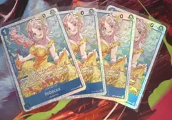 OP15-053 4X Playset Rebecca Super Rare (SR) One Piece English Mint - Image 1