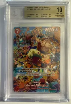 OP10 Edward Newgate SP Alt Art ST15-002 Royal Blood English SR BGS 10 - Image 1