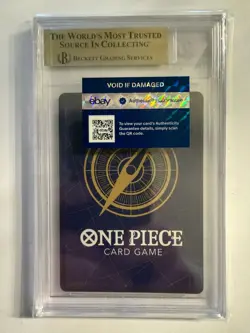 OP10 Edward Newgate SP Alt Art ST15-002 Royal Blood English SR BGS 10 - Image 2
