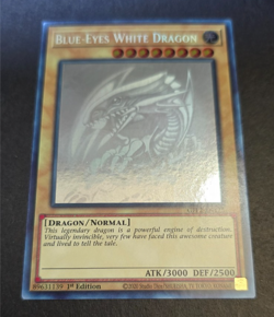 Blue Eyes White Dragon Ghost Rare Card GFP2 Near Mint Condition - Image 2