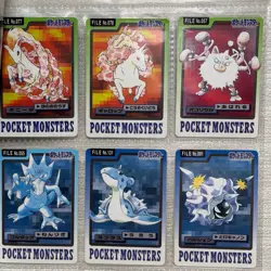 Bandai Pokemon Carddass Charizard Pikachu 24 Card Set Holo Rare Authentic - Image 3