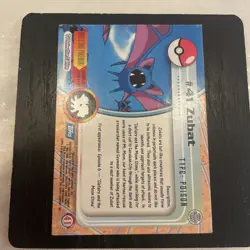 Pokemon Card Zubat #41 Blue Logo Non Holo Topps - Image 4