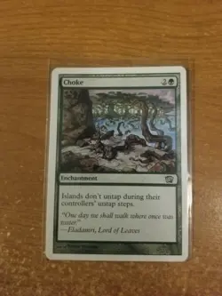 MAGIC THE GATHERING UNCOMMON 8TH EDITION CHOKE LIGHTLY PLAYED - Image 1