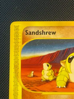 Pokemon 2003 TCG Card Sandshrew (Skyridge) 92/144 Non Holo Vintage Card NM - Image 2
