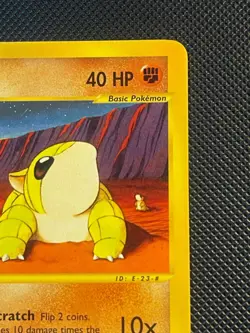 Pokemon 2003 TCG Card Sandshrew (Skyridge) 92/144 Non Holo Vintage Card NM - Image 5