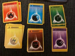 Pokemon TCG 1999 Base Set Energy Card Lot of 24 - Vintage, Near Mint - Image 1