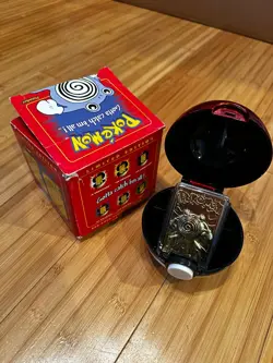 Pokemon 1999 Poliwhirl 23k Gold Plated Trading Card Pokeball Burger King - Image 1