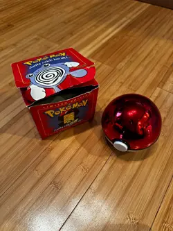 Pokemon 1999 Poliwhirl 23k Gold Plated Trading Card Pokeball Burger King - Image 5