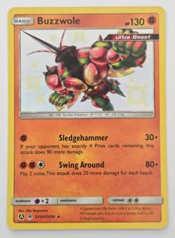 Buzzwole SV24/SV94 Hidden Fates: Shiny Vault Pokemon Card | NM - Image 1