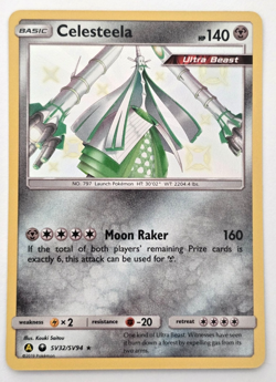 Celesteela SV32/SV94 Shiny Rare Hidden Fates Shiny Vault Pokemon Holo Near Mint - Image 1