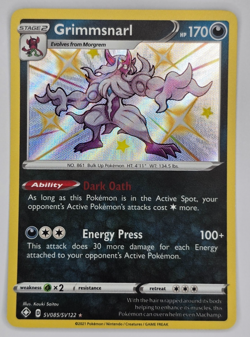 Grimmsnarl SV085/SV122 Shiny Rare Shining Fates Shiny Vault Pokemon Holo NM/M - Image 1