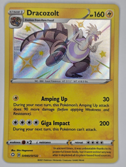 Pokemon Dracozolt SV045/SV122 Shining Fates: Shiny Vault | NM - Image 1
