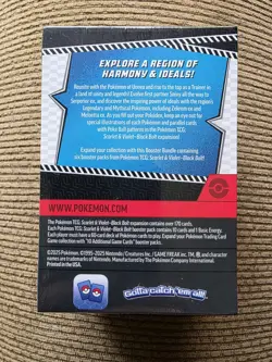Pokemon TCG Scarlet & Violet Black Bolt Booster Bundle Box 6 Packs Zekrom - Image 3