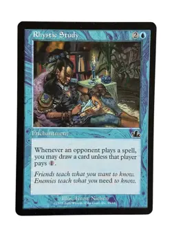 MTG Rhystic Study NM Prophecy Magic the Gathering - Image 1