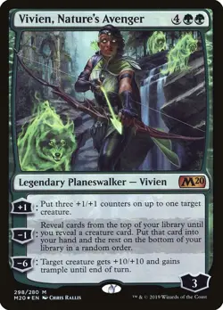 Vivien, Nature's Avenger FOIL Core Set 2020 / M20 PLD Mythic Rare CARD ABUGames - Image 1