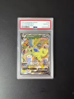 Pokemon Tyranitar V Alternate Art #155/163 PSA 10 English Battle Styles - Image 1