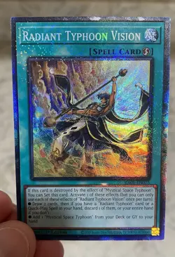 Yu-Gi-Oh! Collector Rare! RA05-EN075 Radiant Typhoon Vision 1st Ed. NM-MINT - Image 1