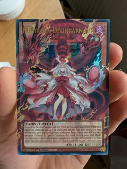 YUGIOH RA05-EN147 Kurikara Divincarnate OVERFRAME Ultra Rare 1st Edition NM - Image 1