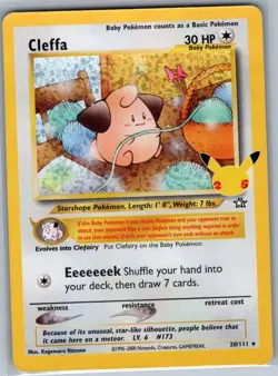 Cleffa 20/111 Celebrations: Classic Collection - Pokemon Card - NM - Image 1