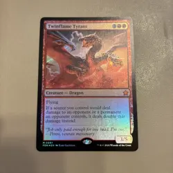 *FOIL* Twinflame Tyrant - Foundations - Magic The Gathering MTG - NM - Image 1