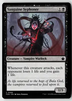 Foundations #68 Sanguine Syphoner - Image 1
