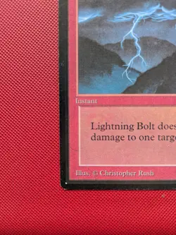 Lightning Bolt Beta HPU MTG Magic The Gathering - Image 2